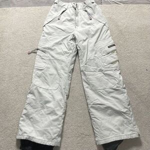 Kemper Size 16Wx28 Gray Cargo Snow‎ Ski Snowboard Pants Insulated Waterproof